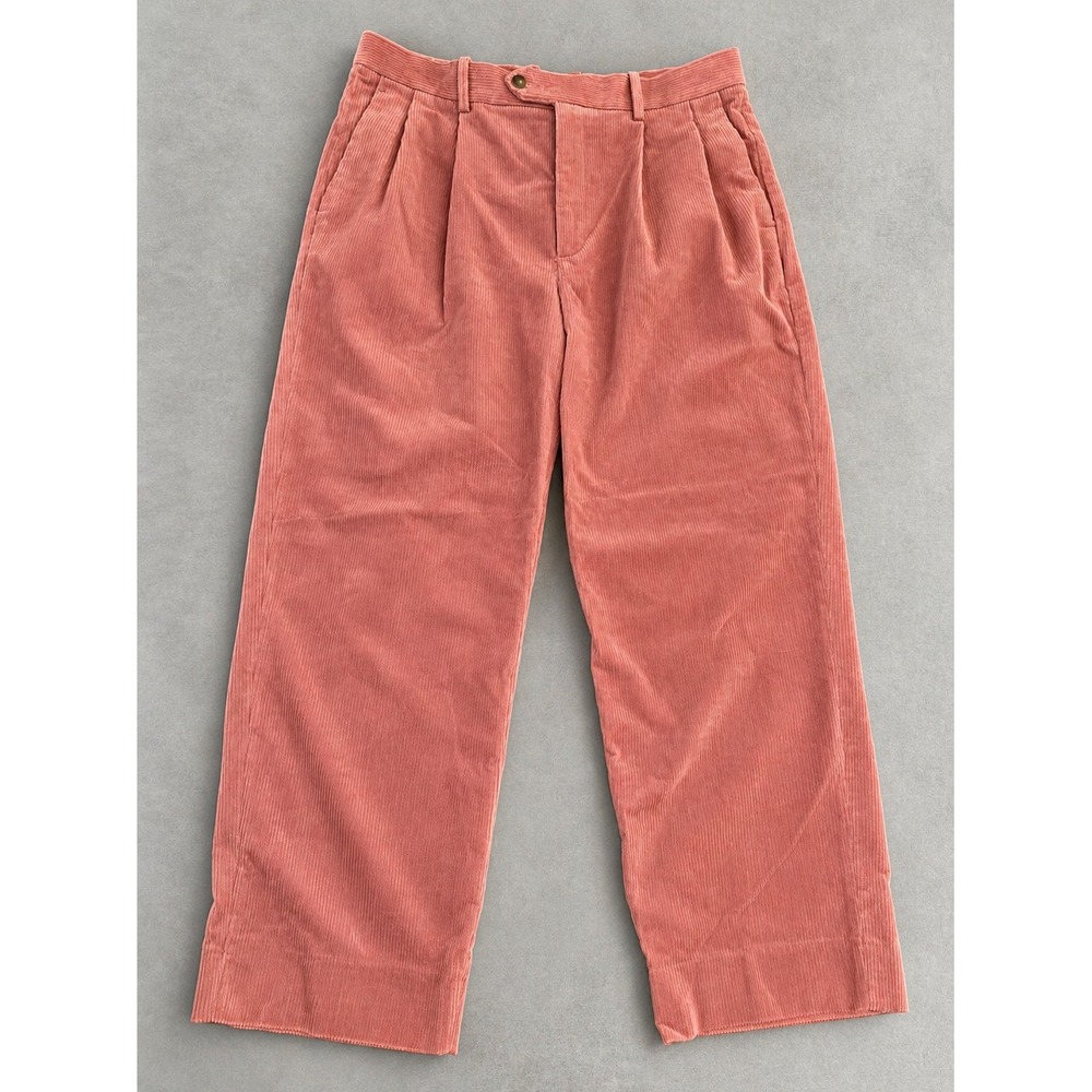 Banana Republic Dusty Rose Corduroy Pants Womens 8 Straight Leg Pink Trousers